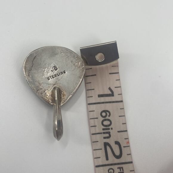 JB Sterling Azurite tear drop pendant - Picture 5 of 5